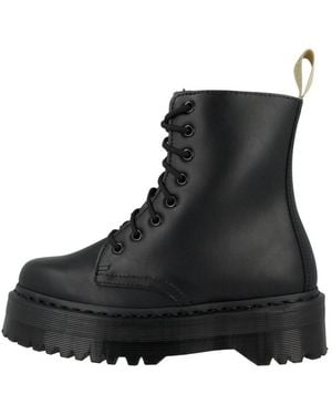 Dr. Martens Vegan Jadon Ii Mono Plateau Erwachsene Stiefelette Stiefeletten, Stiefel, Winterstiefel, Winterboots, Schneestiefel - Schwarz
