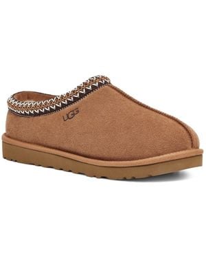 UGG Tasman Ii Hausschuh, Clog, Mule, Pantoffel Mit Besticktem Logo - Schwarz