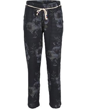 malito more than fashion Stoffhose 2020 lockere Sommerhose im Boho Stil - Blau
