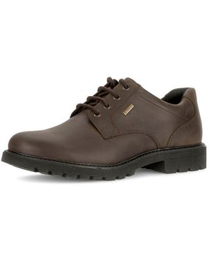 Gabor Schnürschuh Basicschuh Mit Wasserdichter Gore Tex-Membrane, Weite G (Weit) - Schwarz