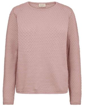 Freequent Strickpullover Fqdodo-Pu-Dottie Mit Strick-Knoten-Details - Pink