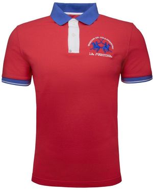 La Martina Poloshirt MAP005 - Rot