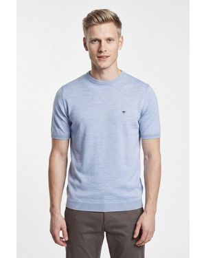 Fynch-Hatton Strickpullover Sommerpullover - Blau