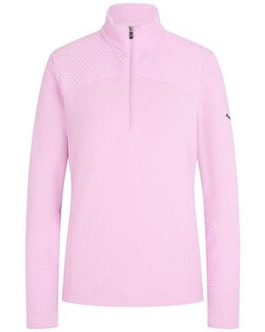 Ziener Sweatshirt Jadora-Z Damen Warm, Elastisch, Halber Front-Reißverschluss - Pink