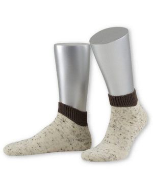 LUSANA Trachtensocken Trachtensocken - Grau