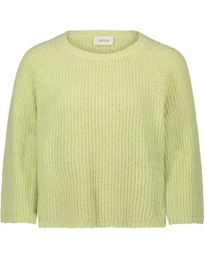 Cartoon Strickpullover - Grün