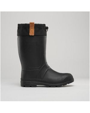 Kamik Tundra Winterstiefel 100% Wasserdichter Synthetischer Gummistiefel Aus Rubberhe Material - Schwarz