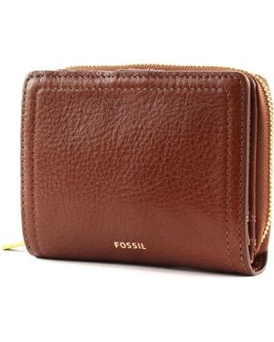 Fossil Geldbörse Logan, mit RFID-Blocker Schutz - Braun