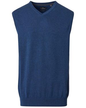 CASA MODA Pullunder Basic (1-Tlg) Pullunder - Blau