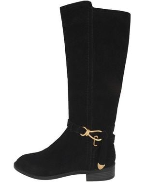 Steve Madden Extreme Damen Stiefel Boots, Stiefeletten, Winterschuhe, Winterstiefel, Halbstiefel - Schwarz