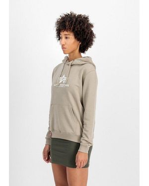 Alpha Industries Hoodie New Basic Hoodie Bl W - Natur
