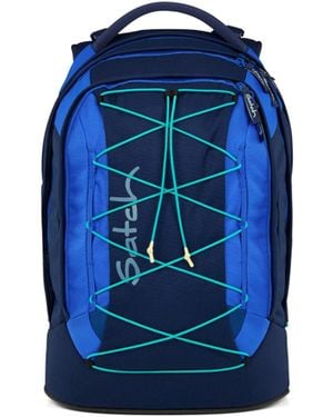 Satch Schulrucksack pack . (1-tlg), größenverstellbares Rückensystem - Blau