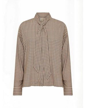 Soya Concept Hemdbluse Soya Concept Shirt Sc-Halia - Braun