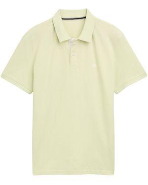 Tom Tailor Poloshirt Kurzarmshirt mit Polokragen (-tlg., 1) - Gelb
