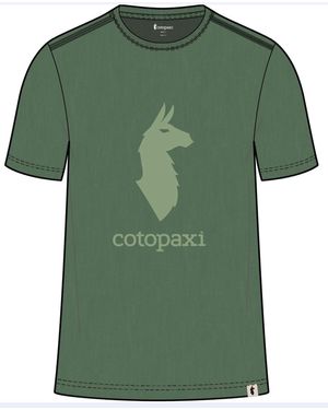 COTOPAXI Llama T-Shirt Vine - Grün