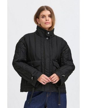 Fransa Wintermantel Jacke Frevita - Schwarz