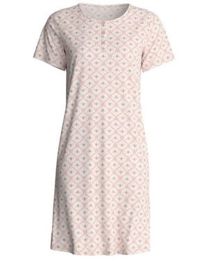 CALIDA Nachthemd Fruity Dreams Damen (1-Tlg) 95Cm Länge, Weich, Mit Knopfleiste - Pink