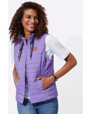 WITT Jerseyweste Steppweste - Lila