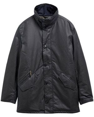 Barbour Allwetterjacke Wachsjacke Modern Powell - Schwarz