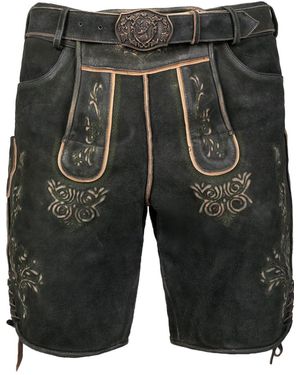 Edelnice Trachtenlederhose - Grau