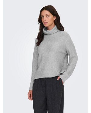 ONLY Rollkragenpullover Onlarizona Ls Sequins Rollneck Pull Knt - Blau