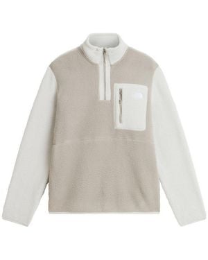 The North Face Fleecepullover Herren Pullover Yumiori 1/4 Zip 883S - Weiß
