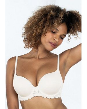 DORINA Push-Up-Bh Claire Für Maximales Volumen, Extra Dicke Kissen, 3/4 Cup - Weiß
