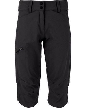 Whistles Funktionsshorts Shannie W Long Outdoor Shorts Elastische Und Robuste Damen-Shorts Für Komfortable Bewegungsfreiheit - Schwarz