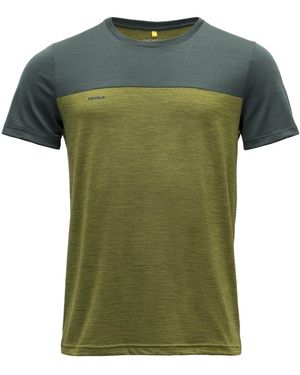 Devold T-Shirt Norang 150 Man Tee - Grün