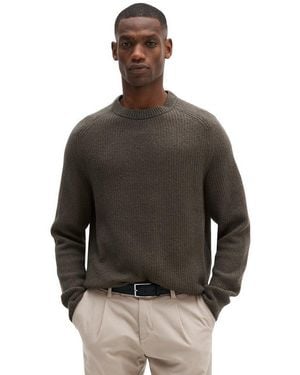 Marc O' Polo Strickpullover Aus Weichem Schurwolle-Mix - Grau