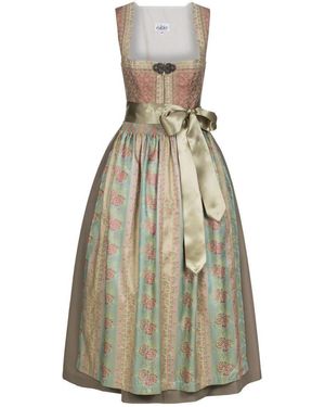 Nübler Dirndl Dirndl lang im Landhausstil, Rocklänge 90cm - Natur