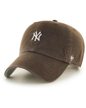 '47 ' Baseball ' Brand MLB New York Yankees BASE RUNNER '47 Clean Up Cap (Basecap) - Braun