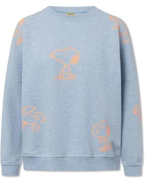 Codello Peanuts Sweatshirt mit Snoopy-Motiven - Blau
