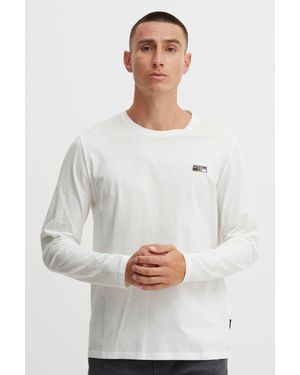Blend Langarmshirt Tee 20714563 - Weiß