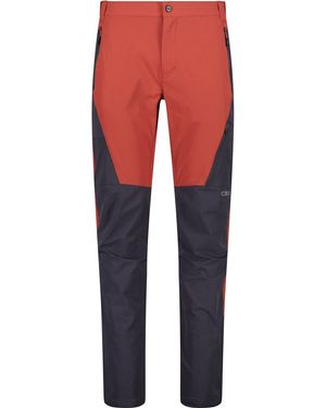 CMP Bundfaltenhose MAN LONG PANT - Rot
