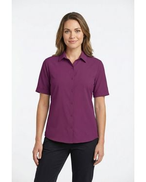 Killtec Funktionsbluse KOS 85 WMN WVN SHRT sportliche Passform - Lila
