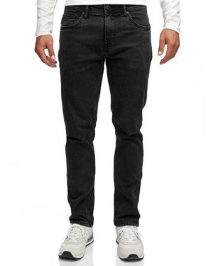 INDICODE Straight-Jeans Invaloy - Schwarz