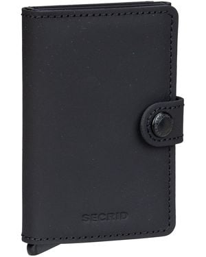 Secrid Geldbörse Miniwallet Matte - Schwarz