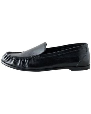 Next Forever Comfort Leder-Loafer, Runde Zehenpartie Loafer - Schwarz