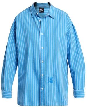 Quiksilver Langarmshirt Finvoy - Blau