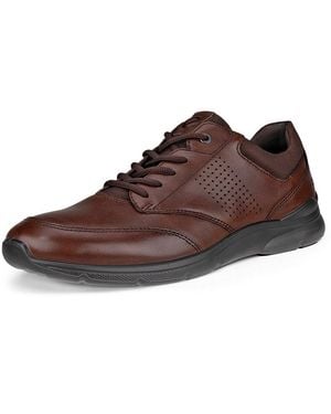 Ecco Irving Schnürschuh, Freizeitschuh, Halbschuh, Schnürschuh Mit Gepolstertem Schaftrand - Mehrfarbig