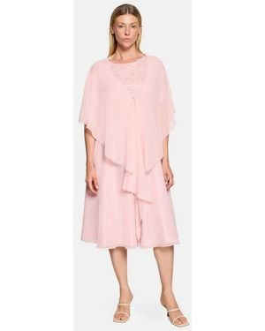 Vera Mont Multifunktionstuch Damen Mit Volant, Nahtführung - Pink
