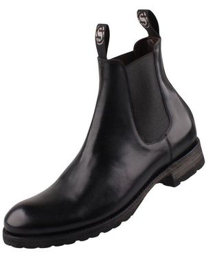 Sendra 5595-Snowbut Ms Negro Bras Stiefelette - Schwarz