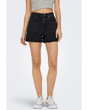 ONLY Jeansshorts Onlphine Dnm Shorts Mas0003 Noos Baumwollmischung, Regular Fit - Schwarz