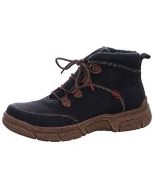 Rieker Schnürstiefel - Schwarz