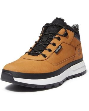 Timberland Field Trekkerlow Warm Lined Sneaker Schnürboots Wintersneaker, Sneaker, Winterschuhe, Gefüttert - Schwarz