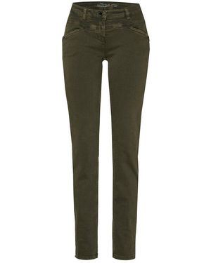 Toni 5-Pocket-Hose Perfect Shape Slim - Grün