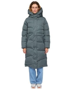 Mazine Parka Waves Quilt Puffer Coat - Blau