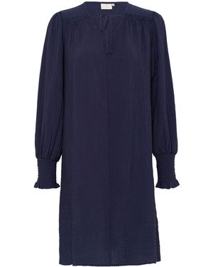 Kaffe Blusenkleid Kleid KAlianna - Blau