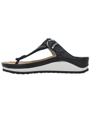 Berkemann Mila Zehentrenner Zehenstegsandalen - Schwarz